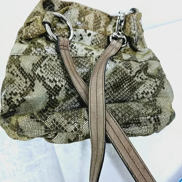 B.Makowsky snake print leather crossbody bag - Picture 9 of 11